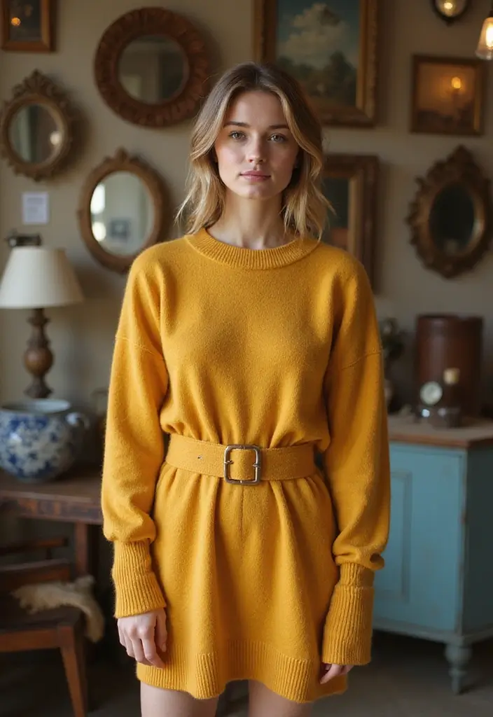 25 Winter Sweater Dresses That Are Cozy Yet Chic - 9. Vintage-Inspired Designs