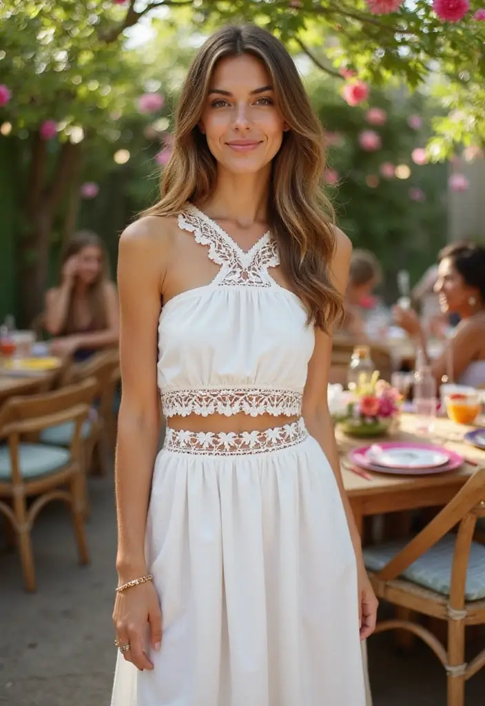 26 Boho Dress Styles That Are Trending on Pinterest - 25. Maxi Dress with Unique Cutouts