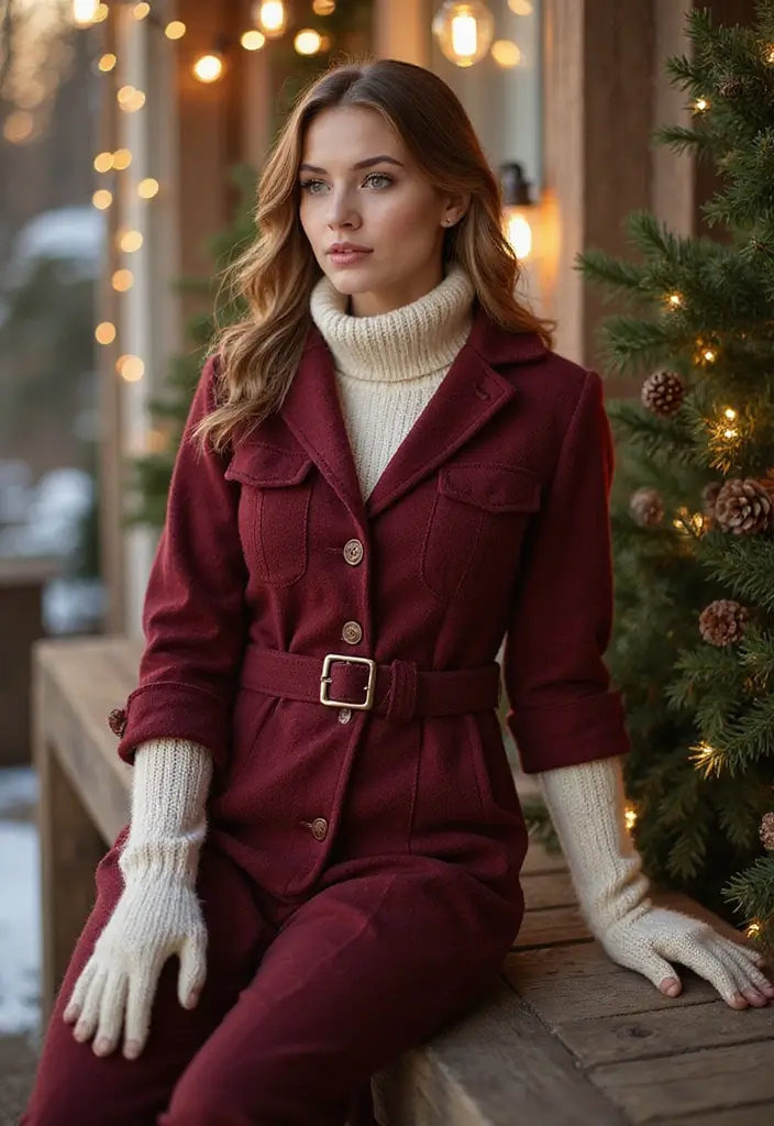 27 Elegant Winter Dresses for a Festive December Look - 24. Classic Button-Up Dresses