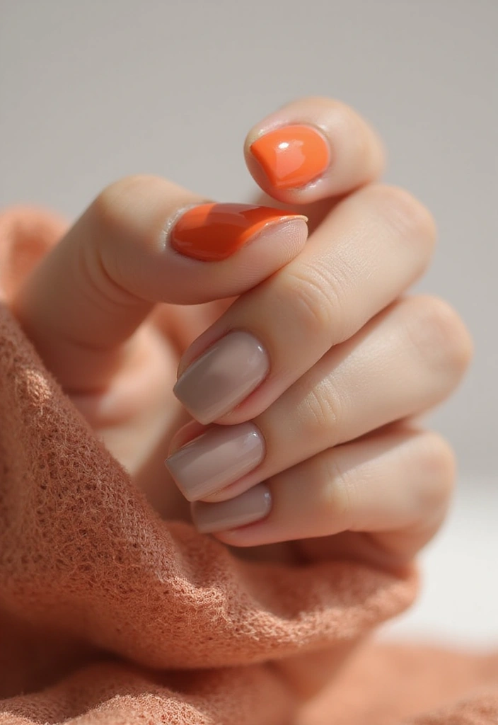 27 Fall Nail Designs to Welcome September in Style - 12. Neutral with a Twist