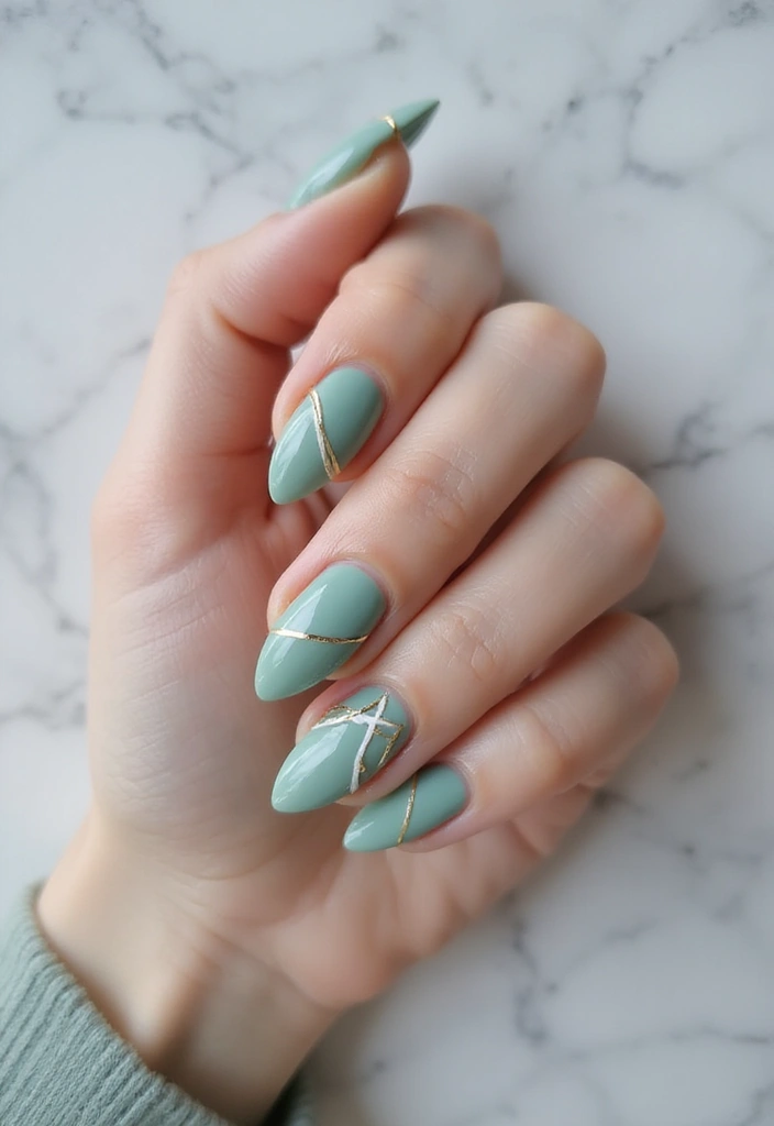 27 Fall Nail Designs to Welcome September in Style - 13. Minimalist Lines