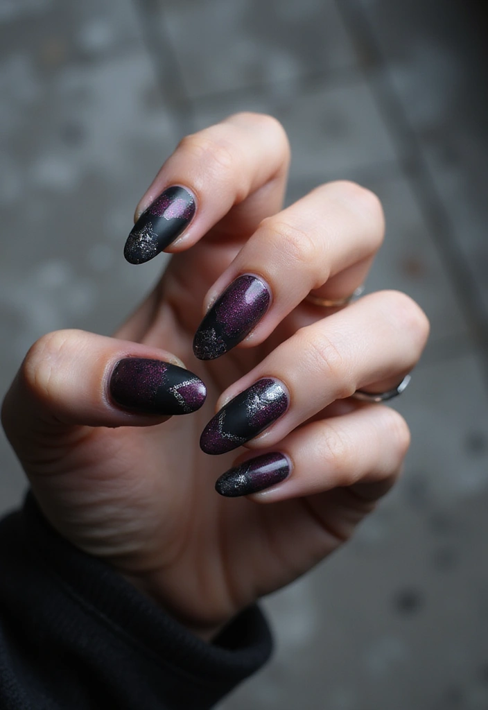 27 Fall Nail Designs to Welcome September in Style - 16. Grunge Vibes