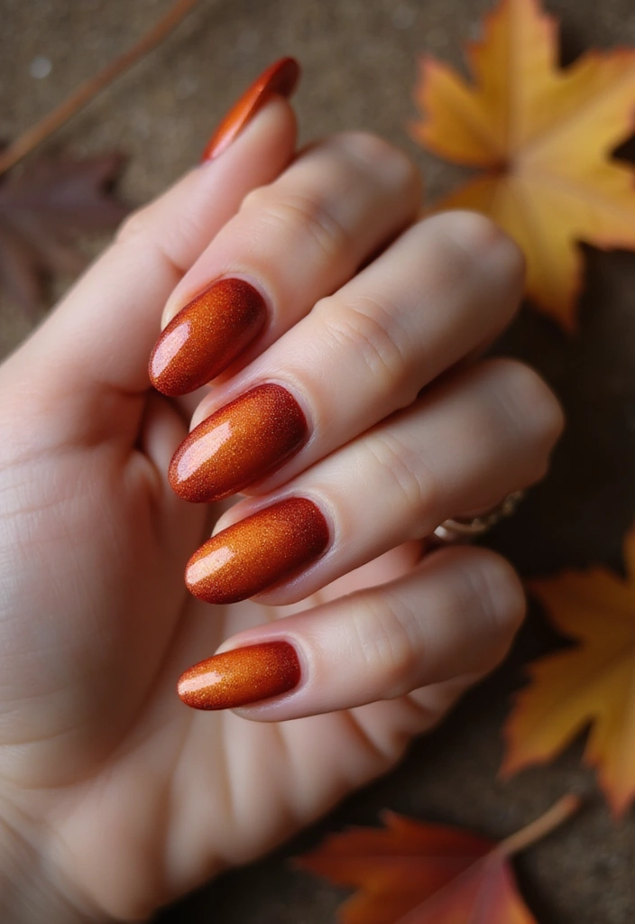 27 Fall Nail Designs to Welcome September in Style - 19. Warm Tones Gradient