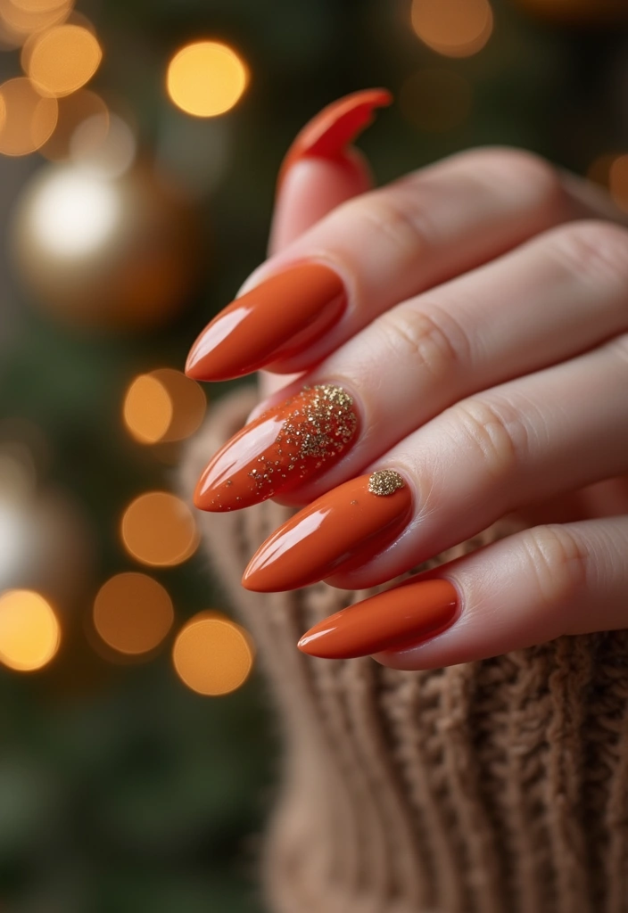 27 Fall Nail Designs to Welcome September in Style - 7. Rusty Stardust