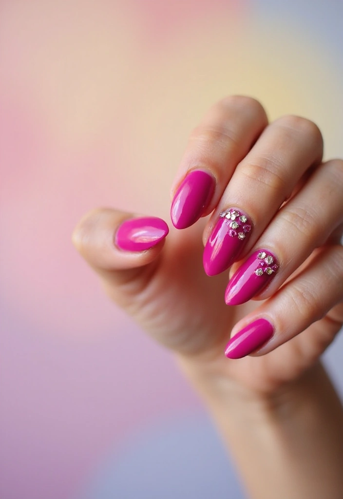 27 Trending Nail Colors You’ll See Everywhere in 2025 - 19. Bright Fuchsia