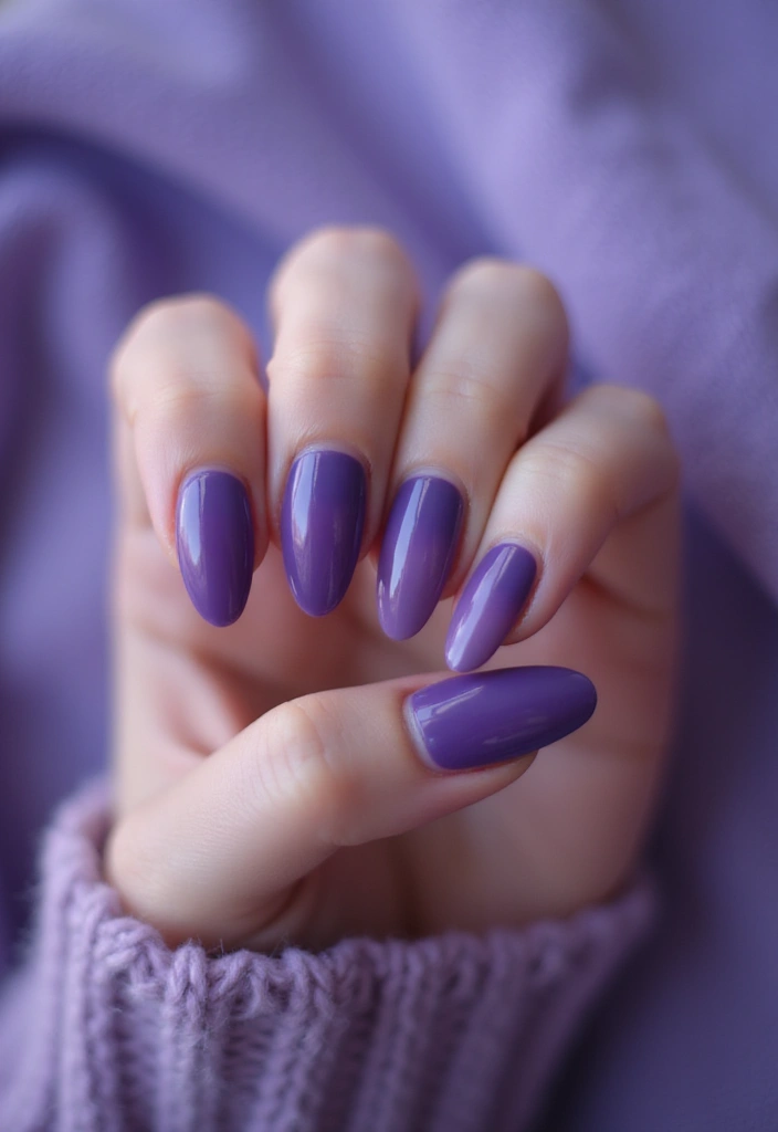 27 Trending Nail Colors You’ll See Everywhere in 2025 - 26. Dusk Purple