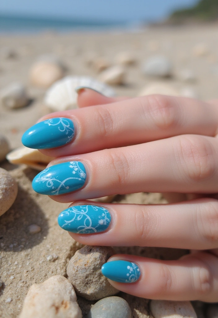 27 Trending Nail Colors You’ll See Everywhere in 2025 - 9. Ocean Blue