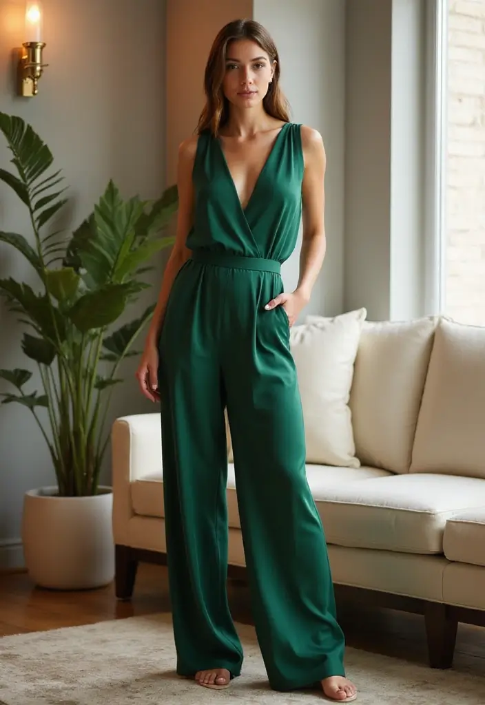27 Wedding Guest Dresses That Wow Without Upstaging - 6. Elegant Jumpsuit
