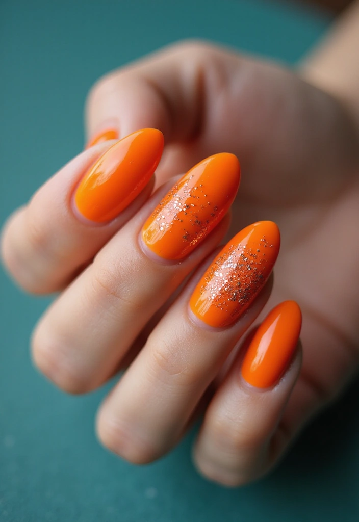 28 Bold Nail Colors You’ll Want to Try This Winter - 17. Hot Orange