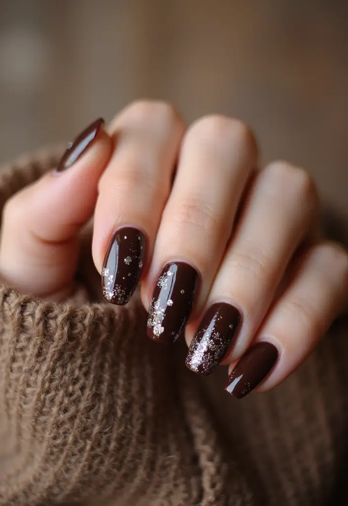 28 Bold Nail Colors You’ll Want to Try This Winter - 18. Rich Chocolate Brown