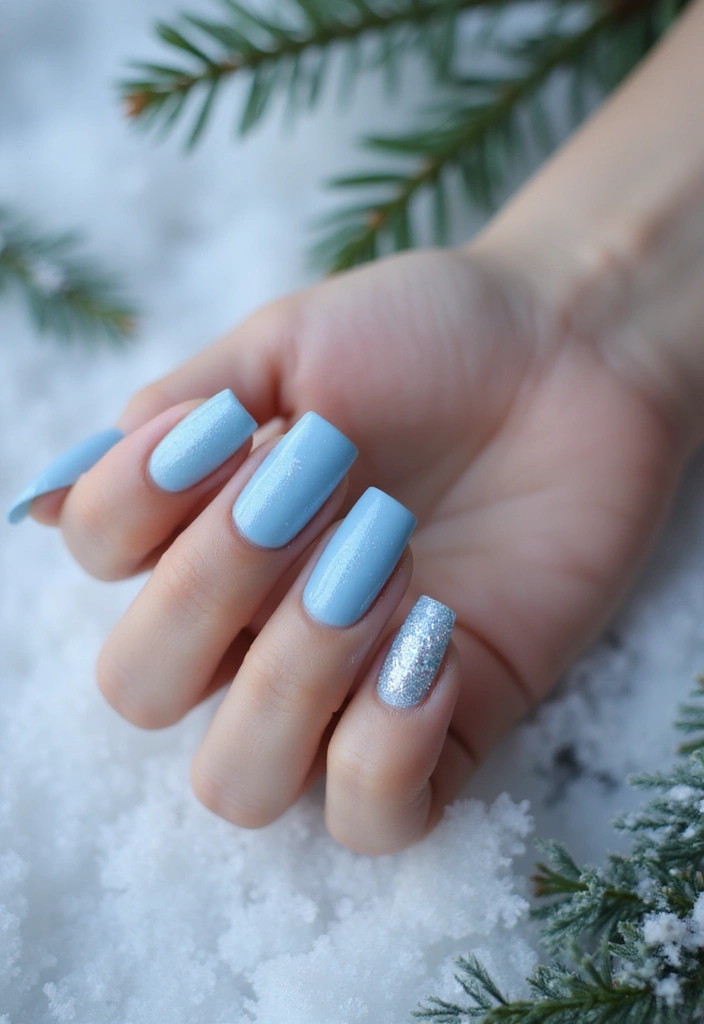 28 Bold Nail Colors You’ll Want to Try This Winter - 2. Icy Blue Dream