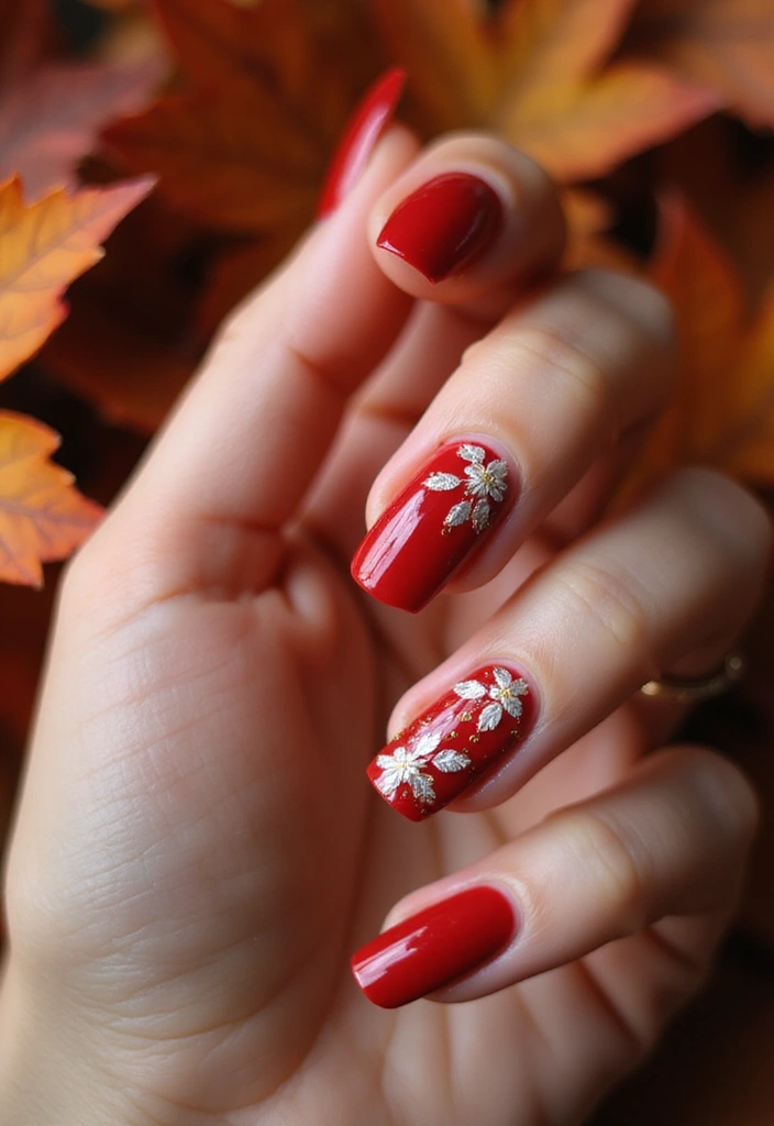 28 Bold Nail Colors You’ll Want to Try This Winter - 25. Maple Leaf Red
