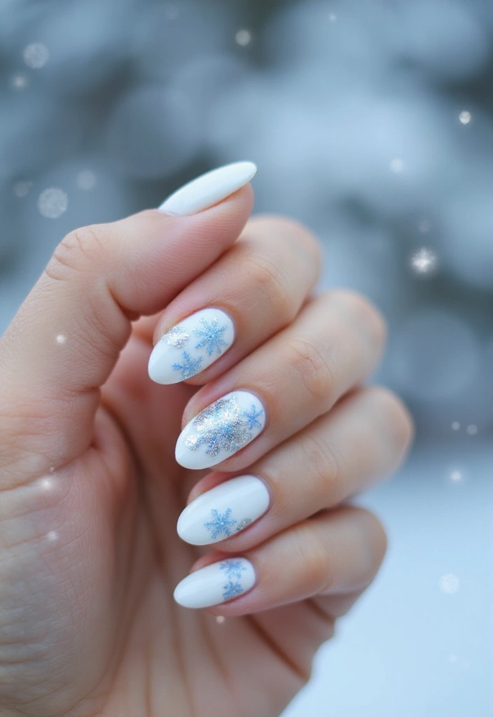 28 Bold Nail Colors You’ll Want to Try This Winter - 27. Frosty White