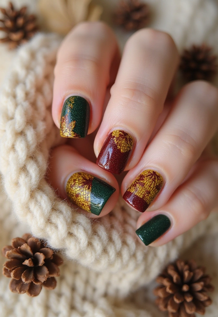 28 Chic Winter Nail Designs That Feel Cozy and Stylish - 2. Cozy Sweater Knits