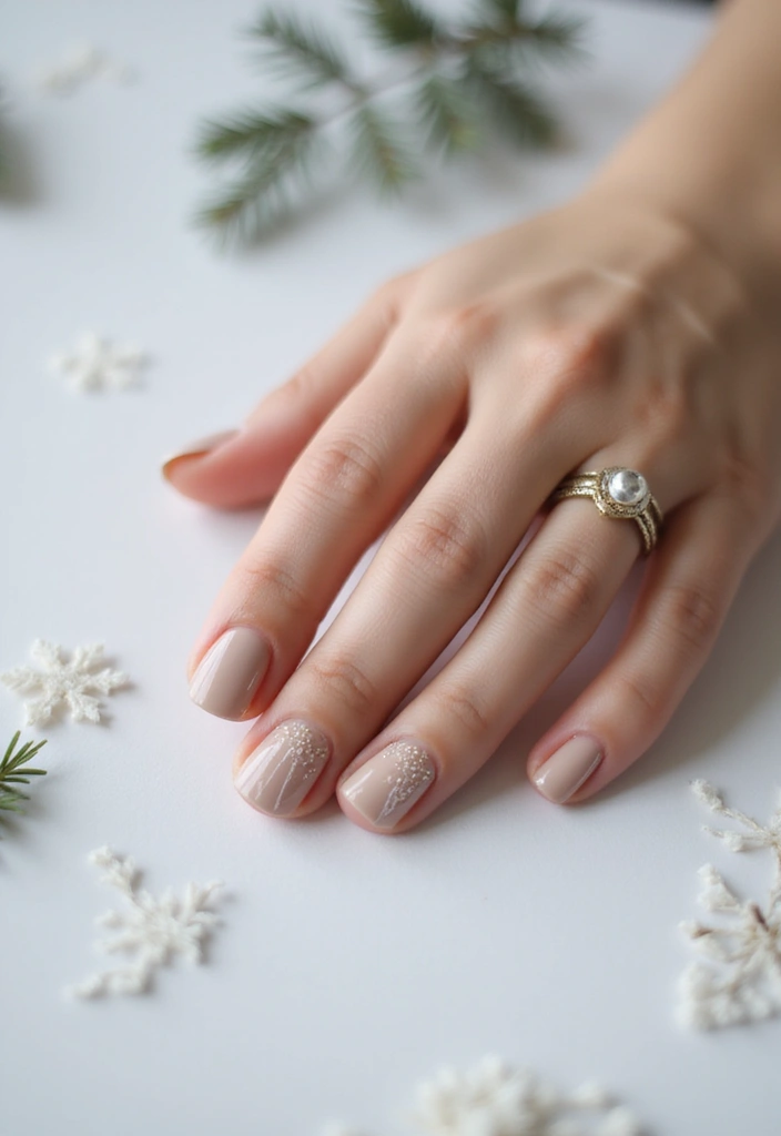 28 Chic Winter Nail Designs That Feel Cozy and Stylish - 6. Minimalist Line Art