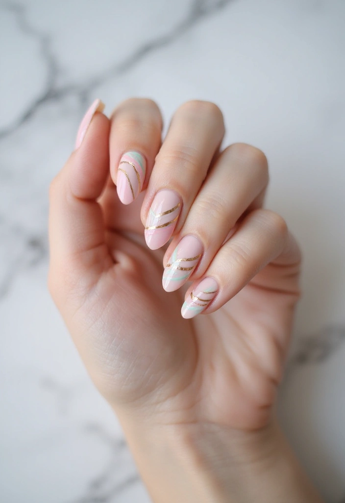 28 Classy Nail Ideas for a Pinterest-Worthy Look - 12. Elegant Stripes