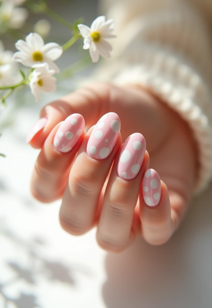 28 Classy Nail Ideas for a Pinterest-Worthy Look - 14. Classic Polka Dots