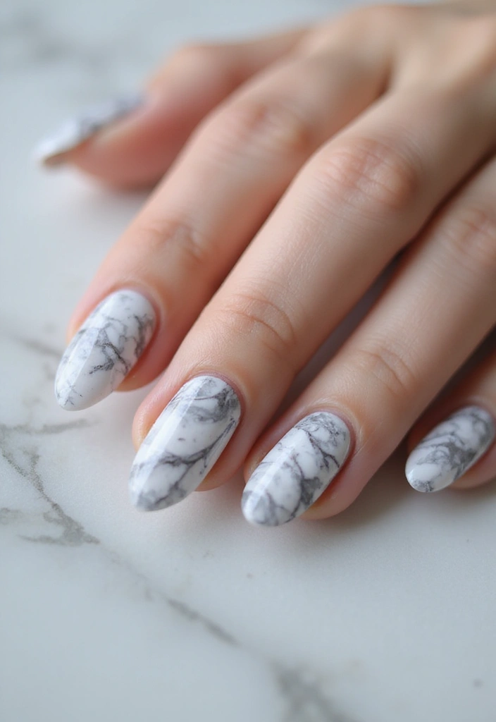 28 Classy Nail Ideas for a Pinterest-Worthy Look - 4. Elegant Marble