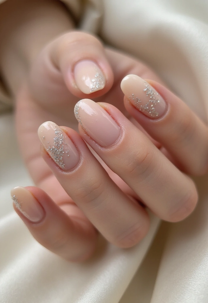 28 Party-Ready Metallic Nail Styles to Celebrate New Year’s in Style! - 7. Sophisticated Champagne