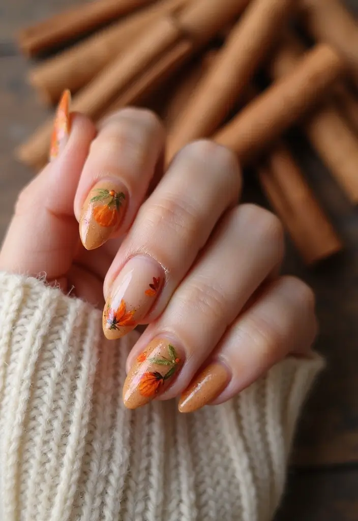 28 September Nail Colors That Set the Tone for Fall - 13. Warm Cinnamon