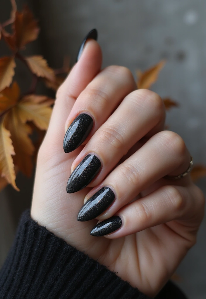 28 September Nail Colors That Set the Tone for Fall - 14. Charcoal Gray