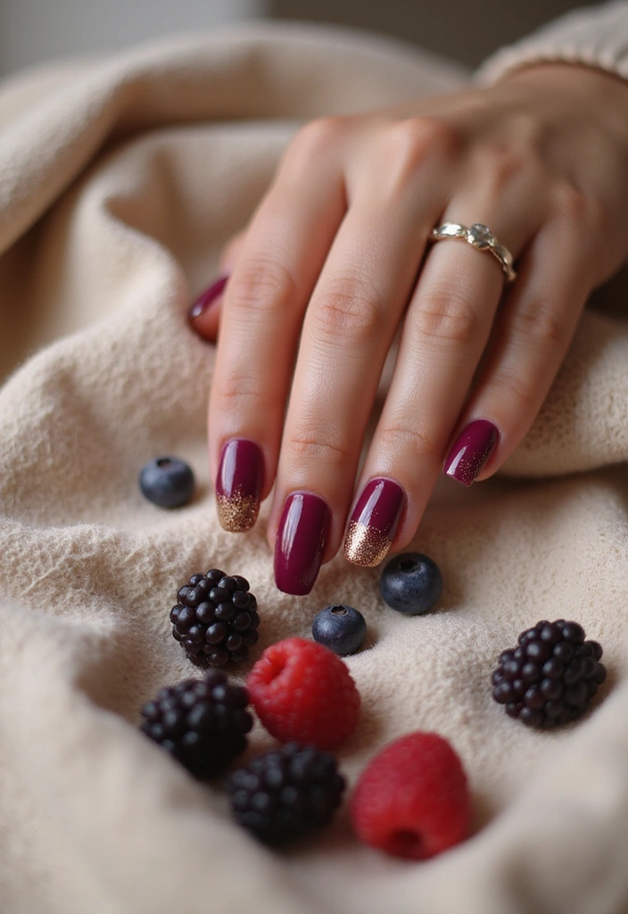 28 September Nail Colors That Set the Tone for Fall - 15. Bright Berry