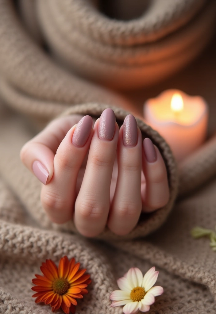 28 September Nail Colors That Set the Tone for Fall - 5. Dusty Mauve