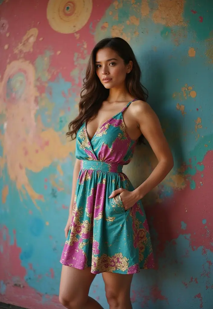 28 Statement Dresses That Will Be Huge in 2025 - 18. Artistic Print Dress