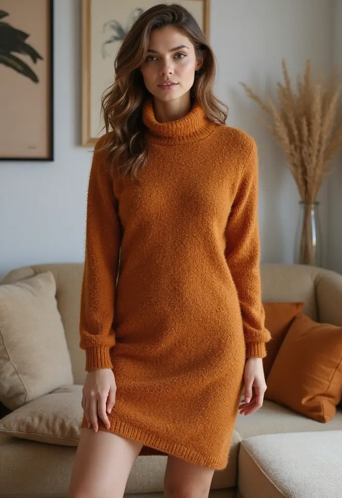 28 Statement Dresses That Will Be Huge in 2025 - 19. Funnel Neck Dress