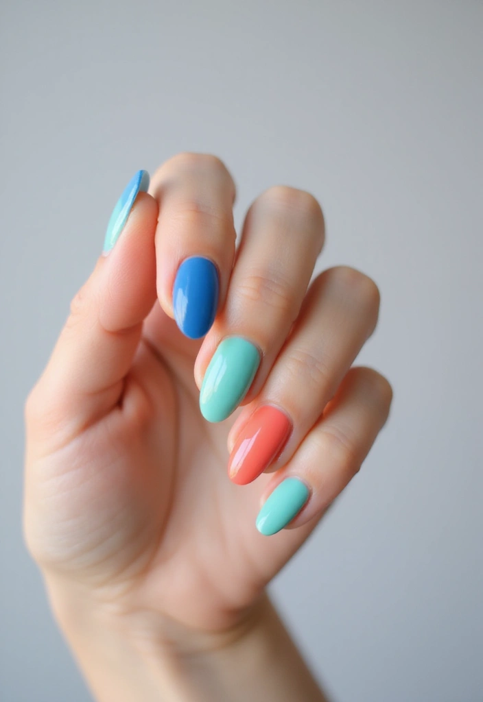 29 Cute Nail Art Ideas Inspired by Pinterest’s Top Trends - 11. Bold Color Blocks