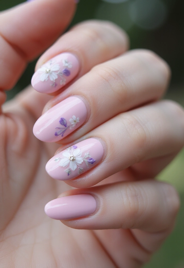 29 Cute Nail Art Ideas Inspired by Pinterest’s Top Trends - 9. Floral Accents