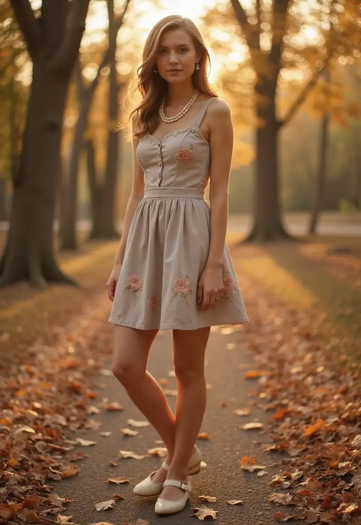 29 Stunning Fall Dresses That Will Upgrade Your Wardrobe - 11. Vintage-Inspired