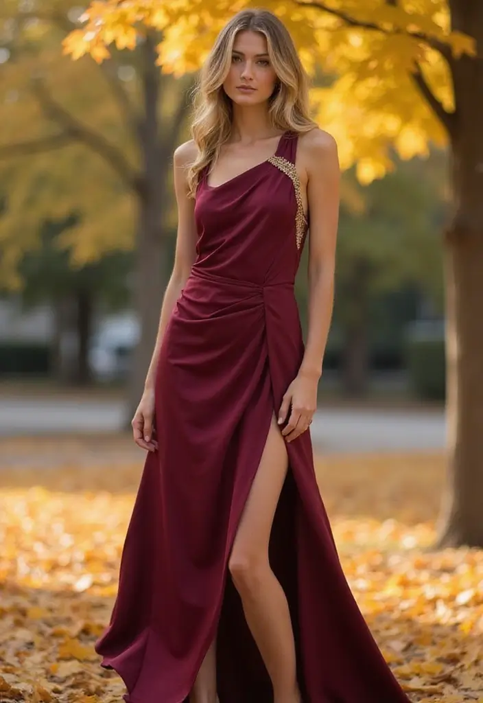 29 Stunning Fall Dresses That Will Upgrade Your Wardrobe - 15. Asymmetrical Hemlines