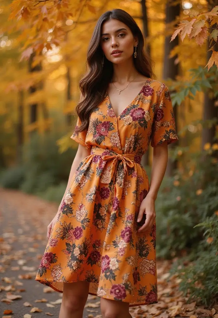 29 Stunning Fall Dresses That Will Upgrade Your Wardrobe - 25. Statement Prints