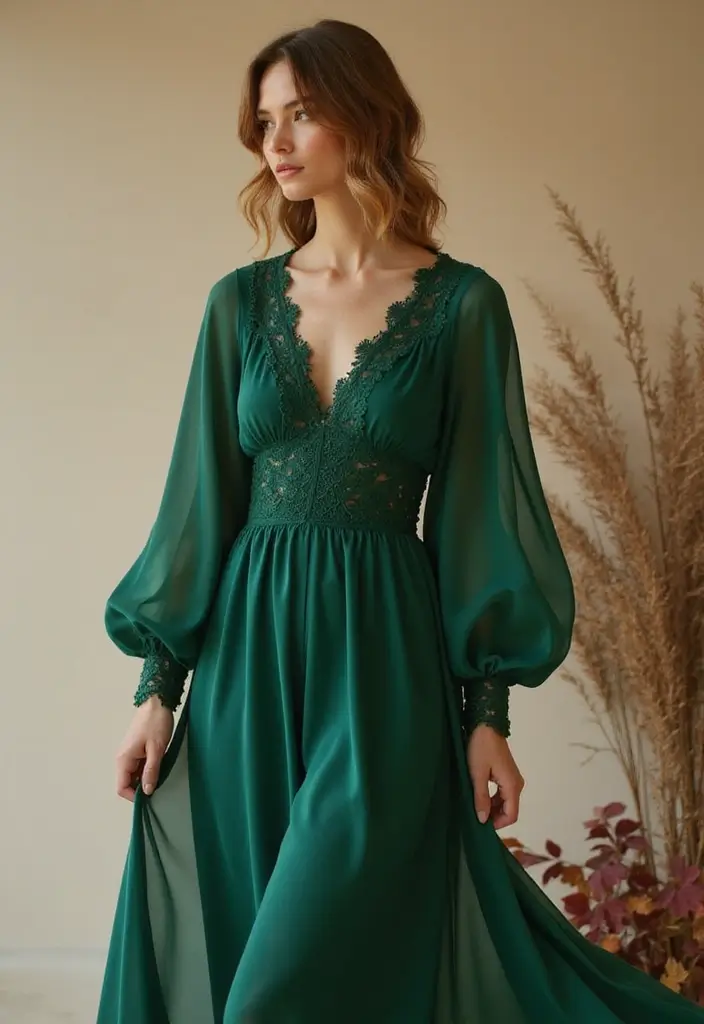29 Stunning Fall Dresses That Will Upgrade Your Wardrobe - 6. Statement Sleeves