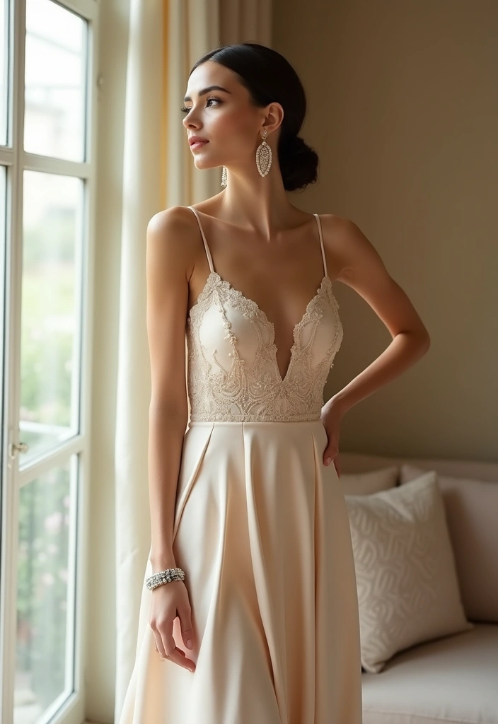 30 Cocktail Dress Outfits That Nail Party-Ready Fashion - 17. Sophisticated Midi Length