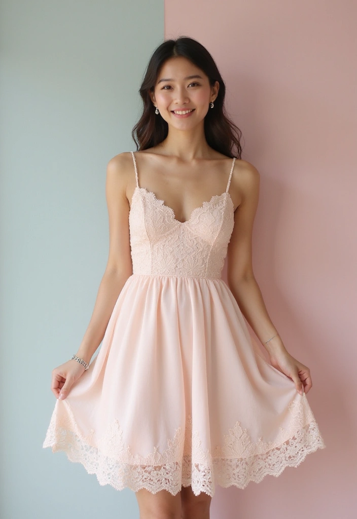 30 Cocktail Dress Outfits That Nail Party-Ready Fashion - 18. Soft Pastels for Spring