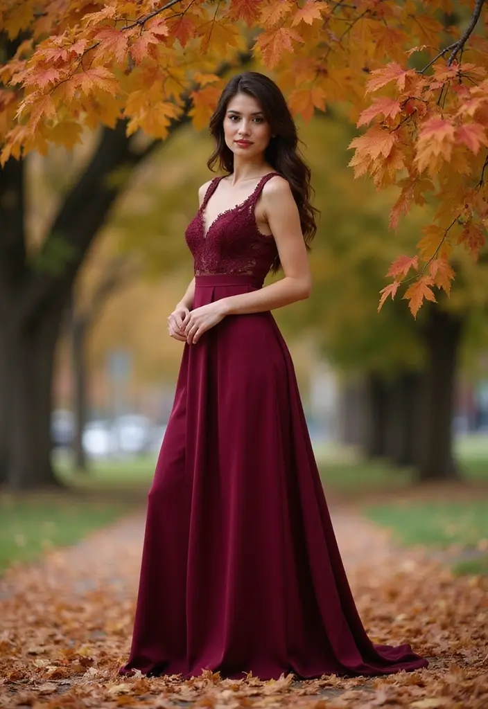 30 Cozy September Dresses You’ll Want in Your Wardrobe - 12. Elegant A-Line Dress