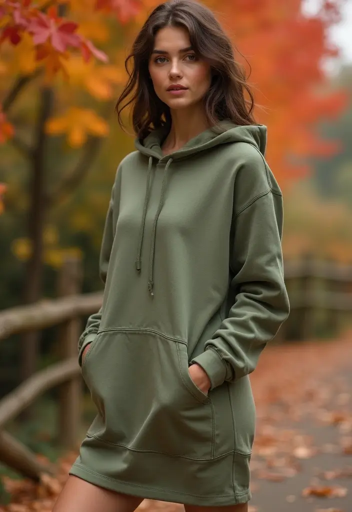 30 Cozy September Dresses You’ll Want in Your Wardrobe - 25. Hoodie Dress