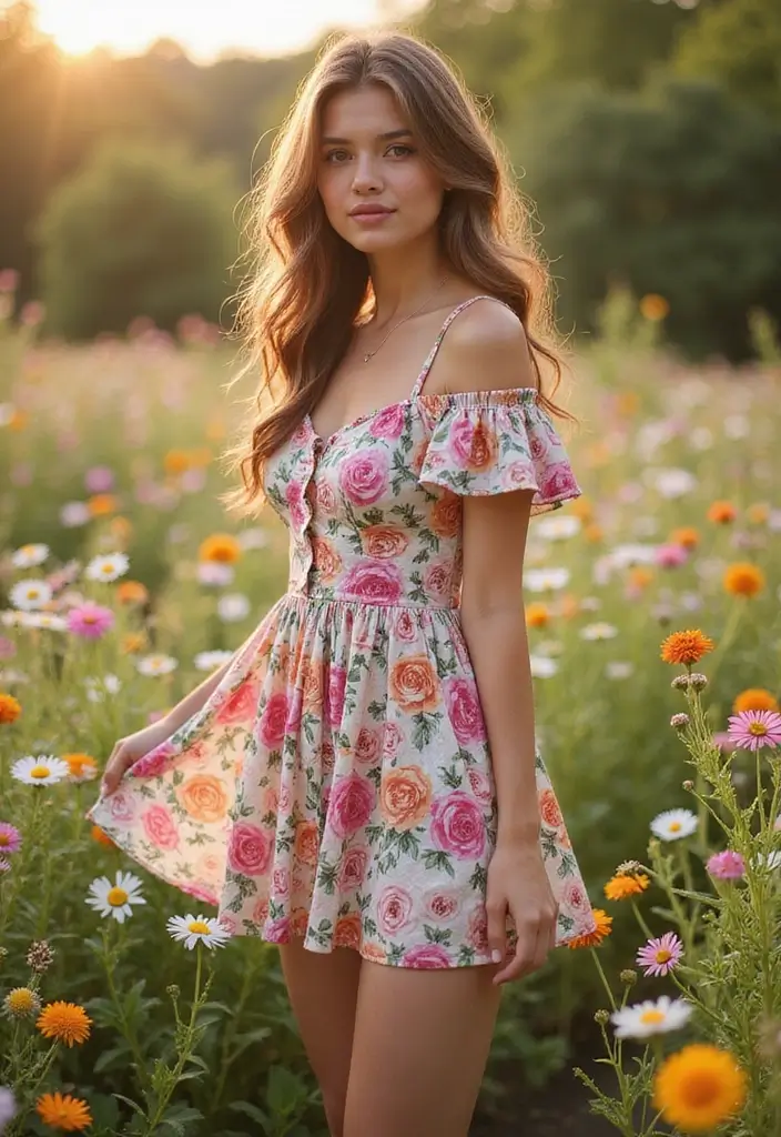 30 Cute Mini Dresses Perfect for Any Season - 5. Flirty Floral Prints