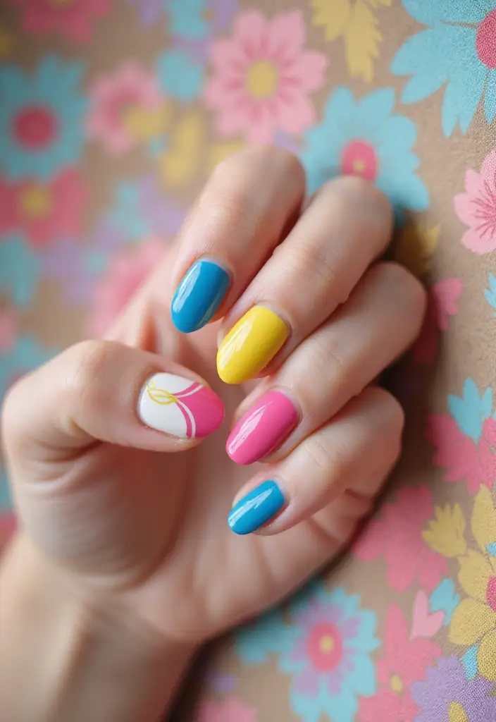 30 Fresh Nail Designs to Kick Off January in Style - 12. Curved Lines