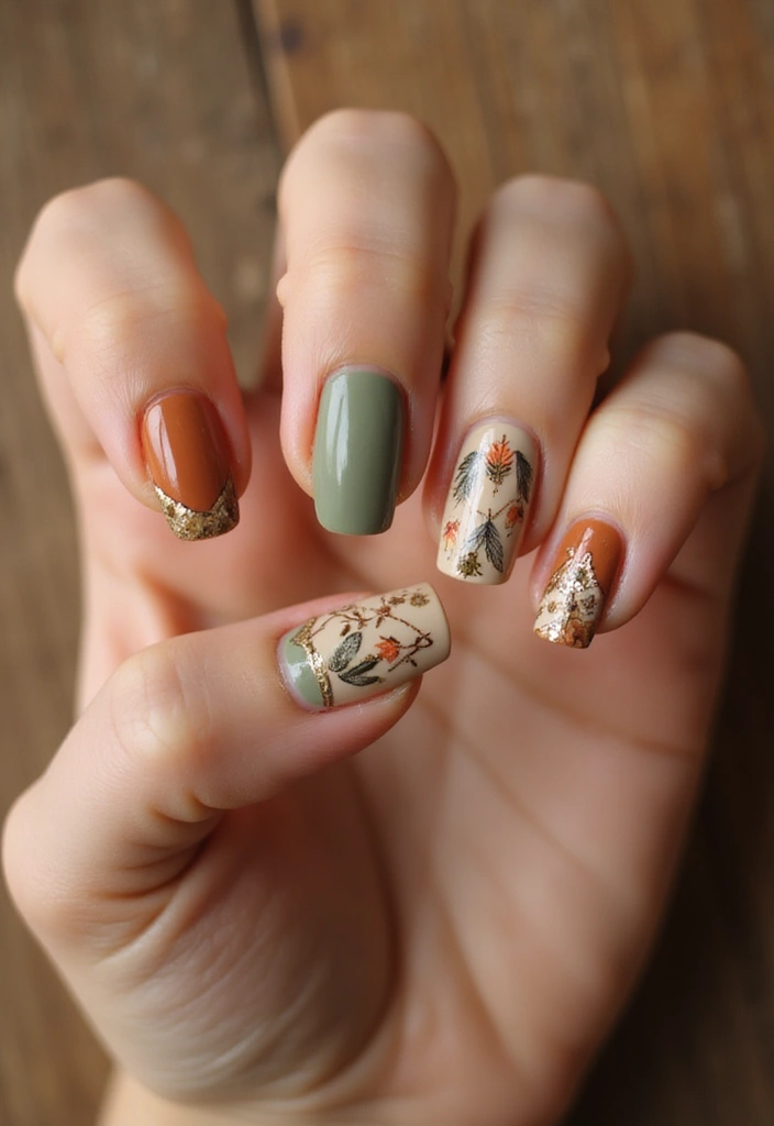 30 Nail Art Ideas That Will Inspire Your Next Manicure (Prepare to Be Amazed by #15!) - 10. Boho Vibes