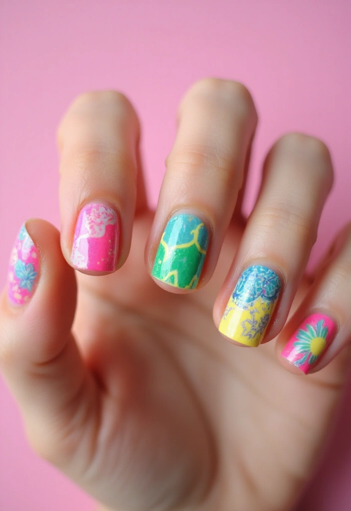 30 Nail Art Ideas That Will Inspire Your Next Manicure (Prepare to Be Amazed by #15!) - 16. Neon Lights