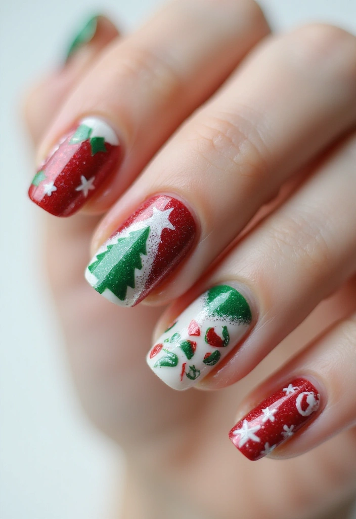 30 Nail Art Ideas That Will Inspire Your Next Manicure (Prepare to Be Amazed by #15!) - 18. Holiday Themes