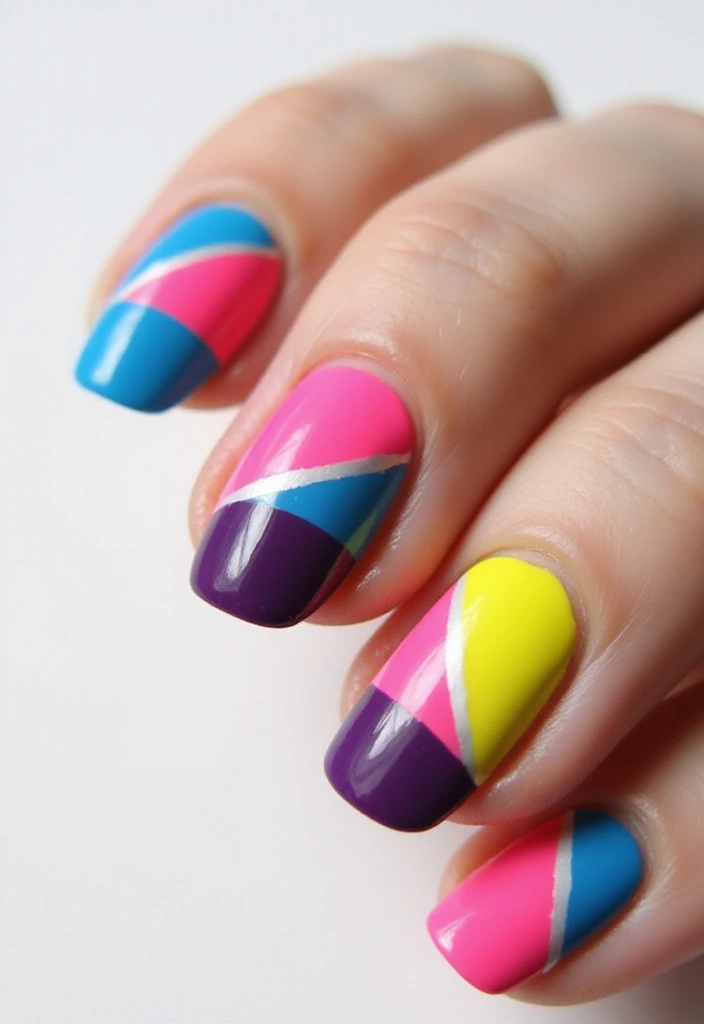 30 Nail Art Ideas That Will Inspire Your Next Manicure (Prepare to Be Amazed by #15!) - 21. Color Blocking