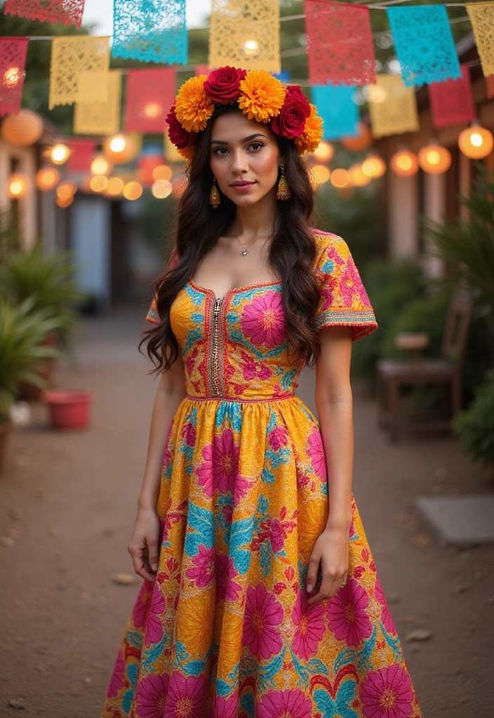 30 Sustainable Halloween Dress Outfit Ideas Straight From Pinterest - 22. The Colorful Day of the Dead