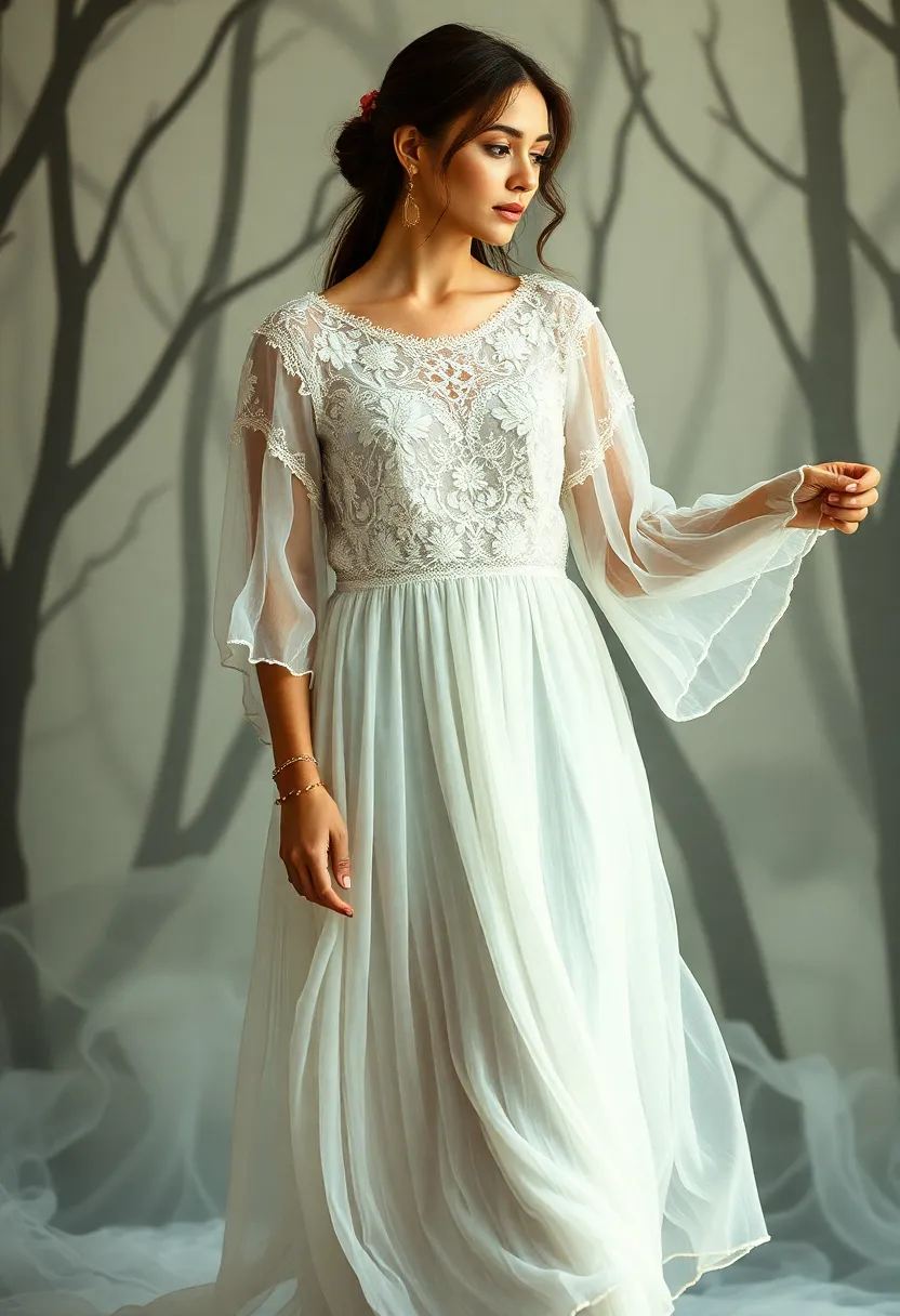 30 Sustainable Halloween Dress Outfit Ideas Straight From Pinterest - 5. The Bohemian Ghost