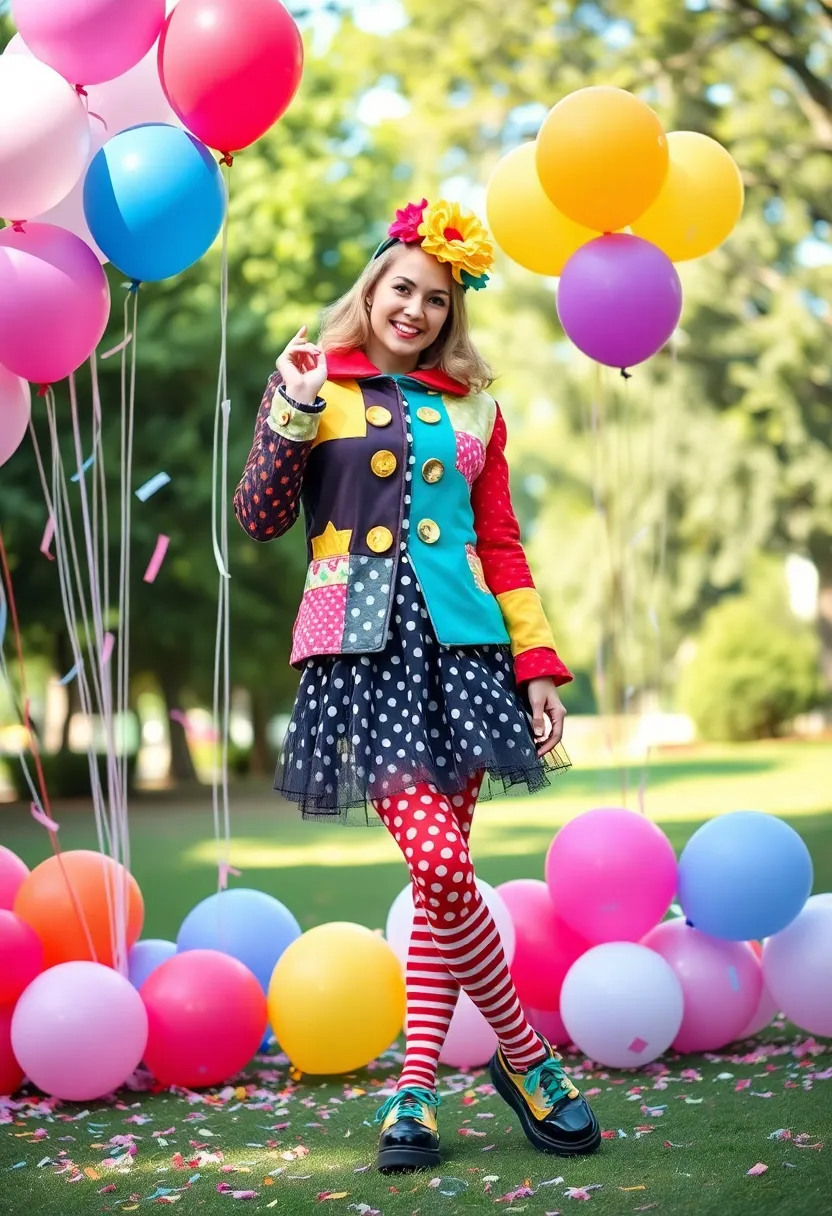 30 Sustainable Halloween Dress Outfit Ideas Straight From Pinterest - 7. The Upcycled Clown