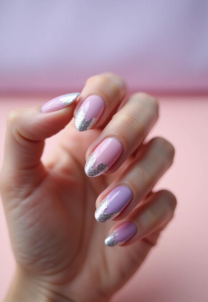 31 Elegant Nude Nail Designs Perfect for Work and Weddings - 12. Subtle Ombre with Glitter