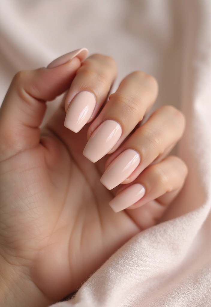 31 Elegant Nude Nail Designs Perfect for Work and Weddings - 19. Blush and Beige